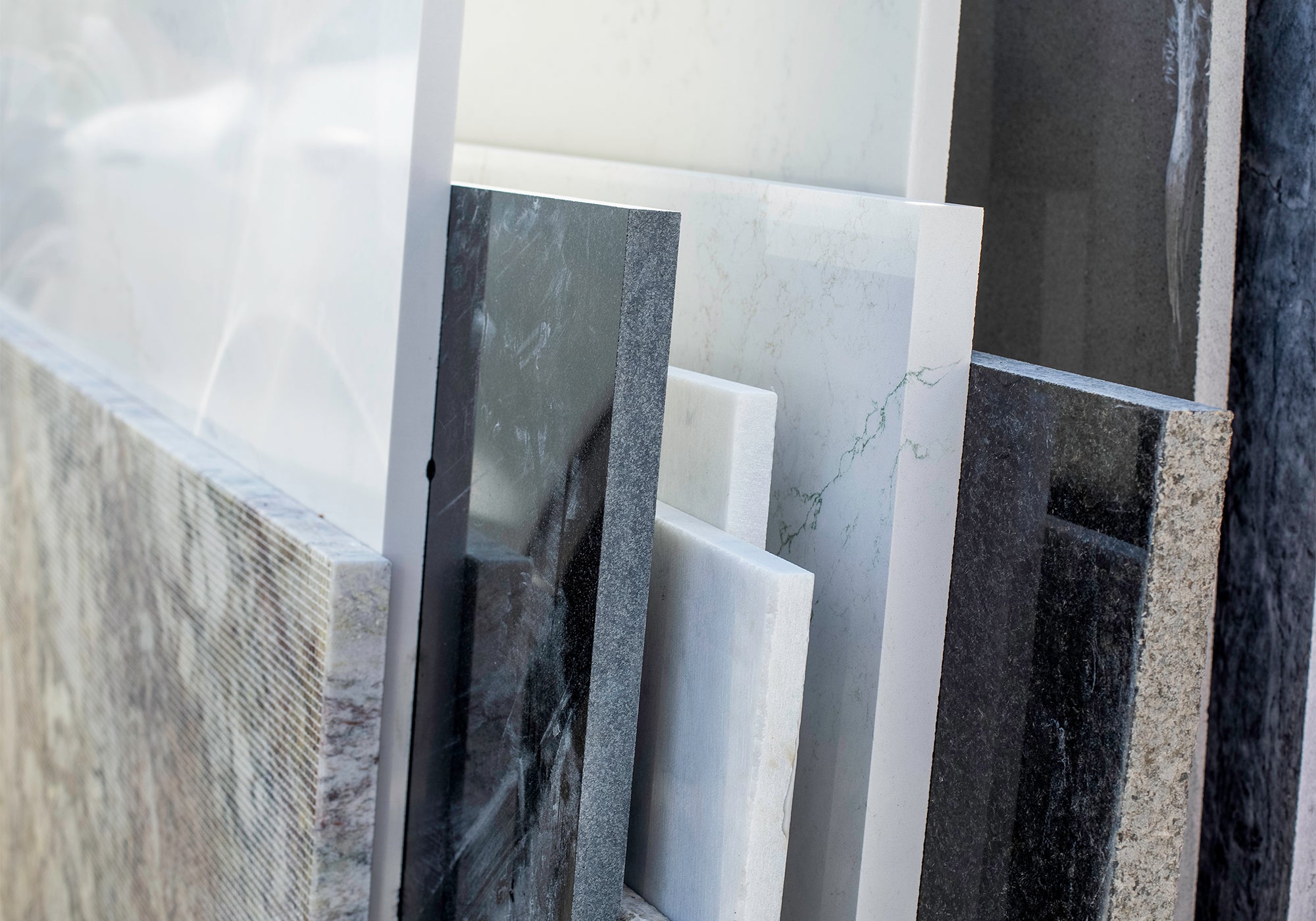 Marmo Lusso high grade sustainably sourced marble.